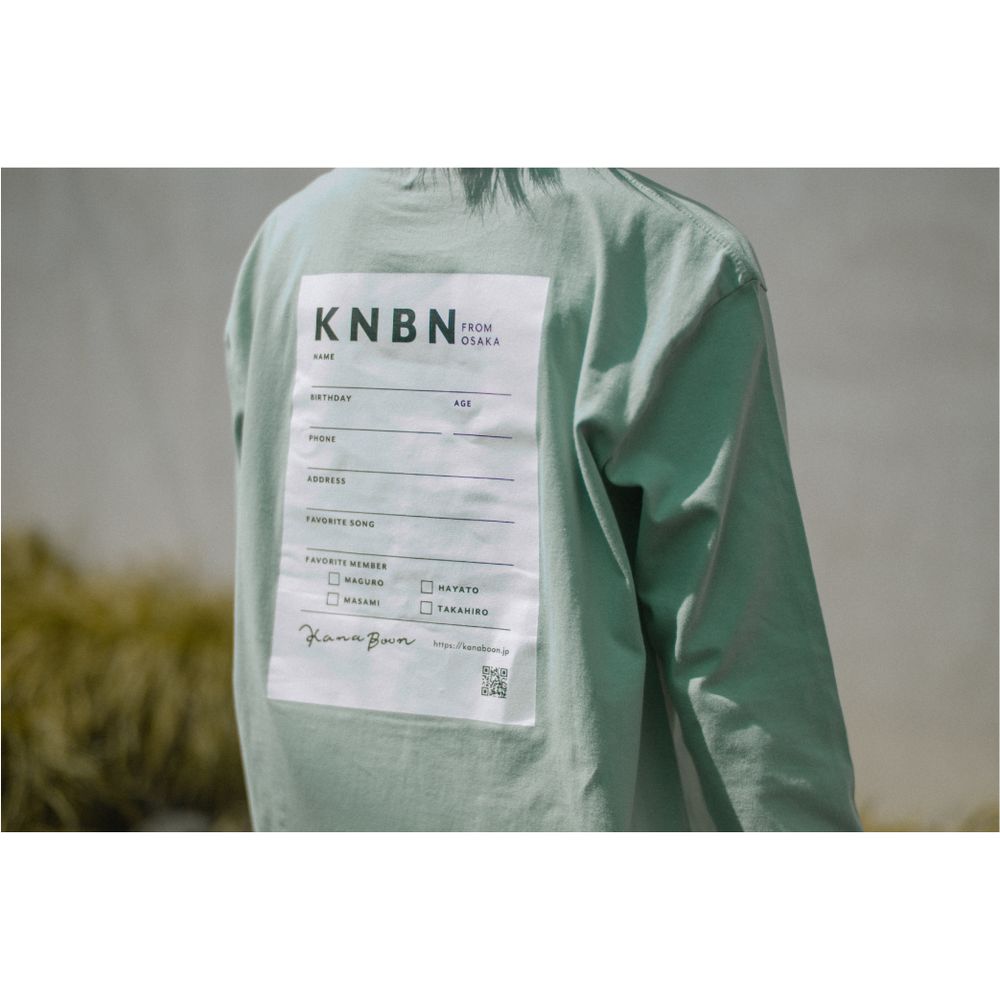 KNBN PROFILE TAG ロングスリーブTシャツ